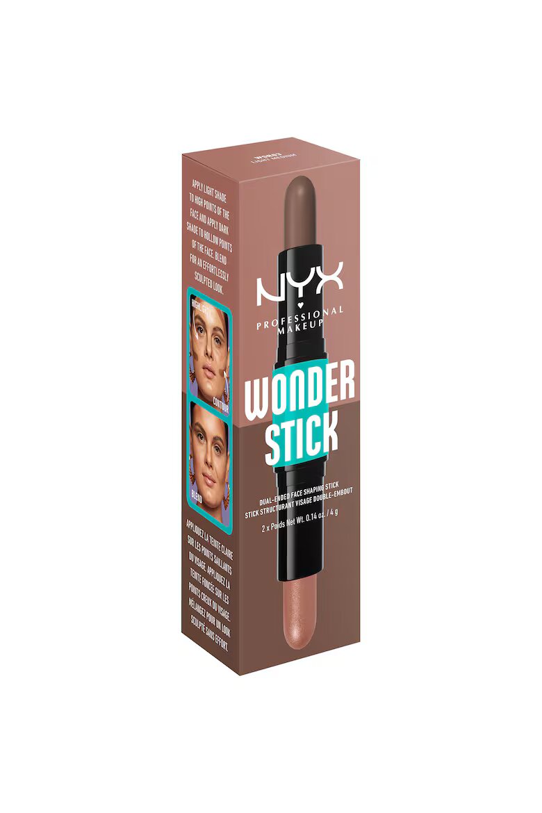 NYX Professional Makeup Стик за подчертаване и контуриране Wonder Stick Dual Face Lift 8 гр