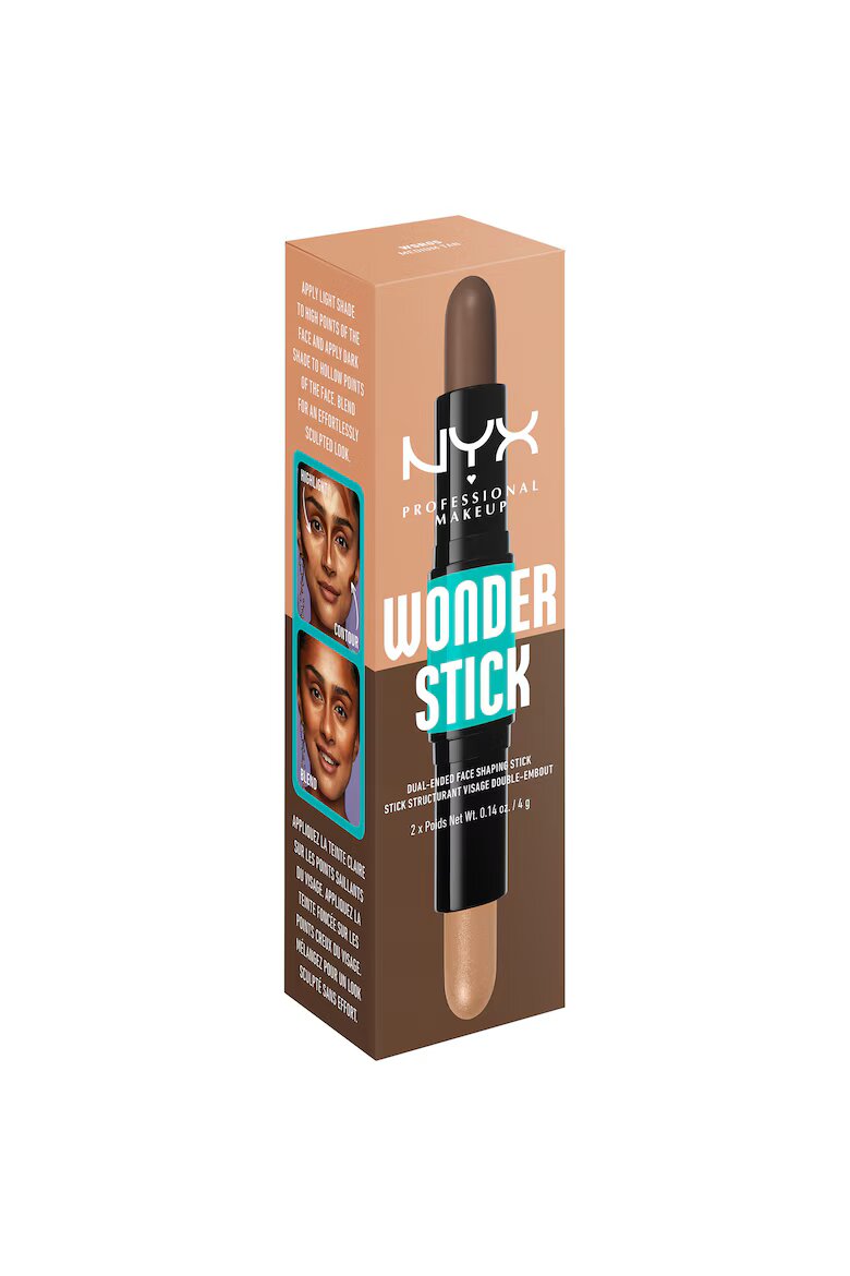 NYX Professional Makeup Стик за подчертаване и контуриране Wonder Stick Dual Face Lift 8 гр