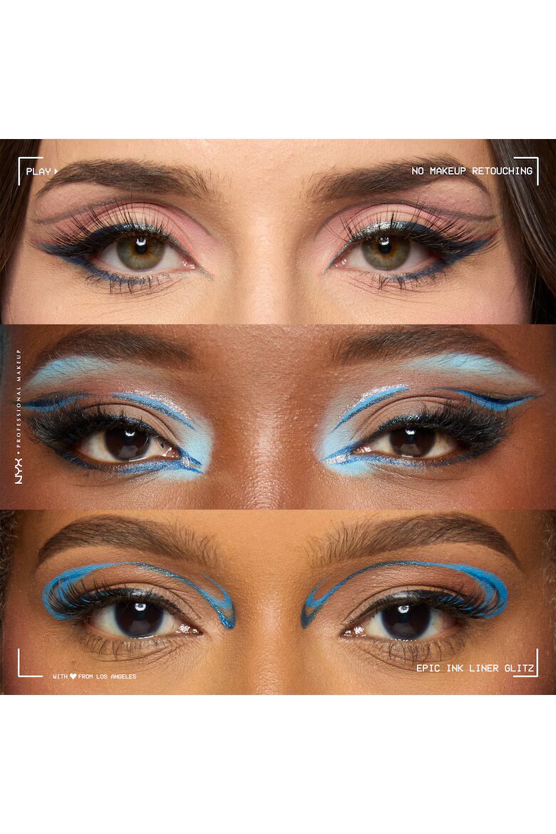 NYX Professional Makeup Течен молив за очи NYX PM Epic Ink Liner. Bootcut Bling