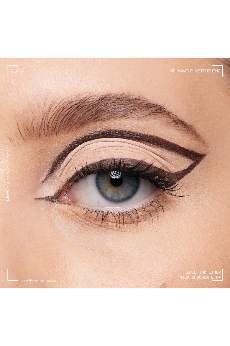 NYX Professional Makeup Течен молив за очи NYX PM Epic Ink Liner. Кафяв