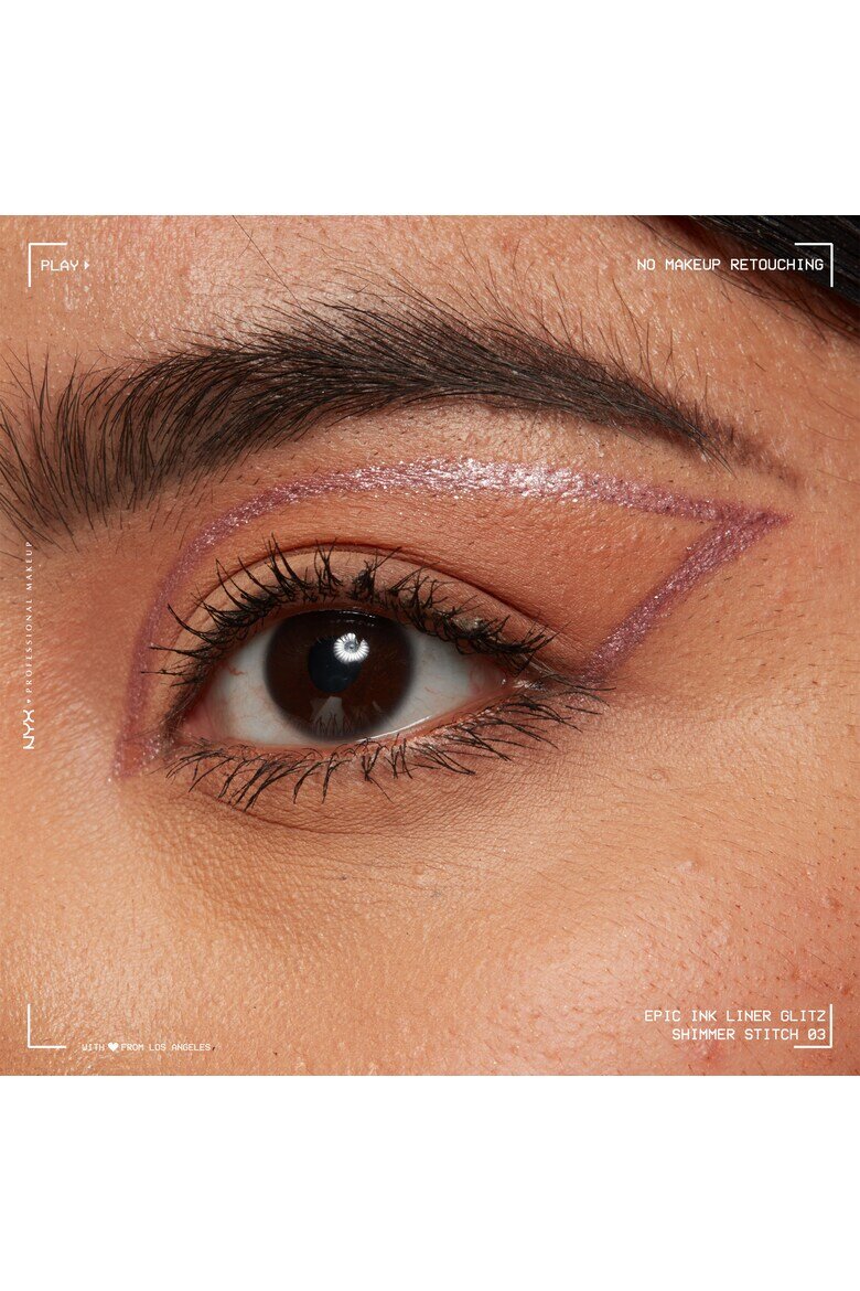NYX Professional Makeup Течен молив за очи NYX PM Epic Ink Liner. Shimmer Stitch