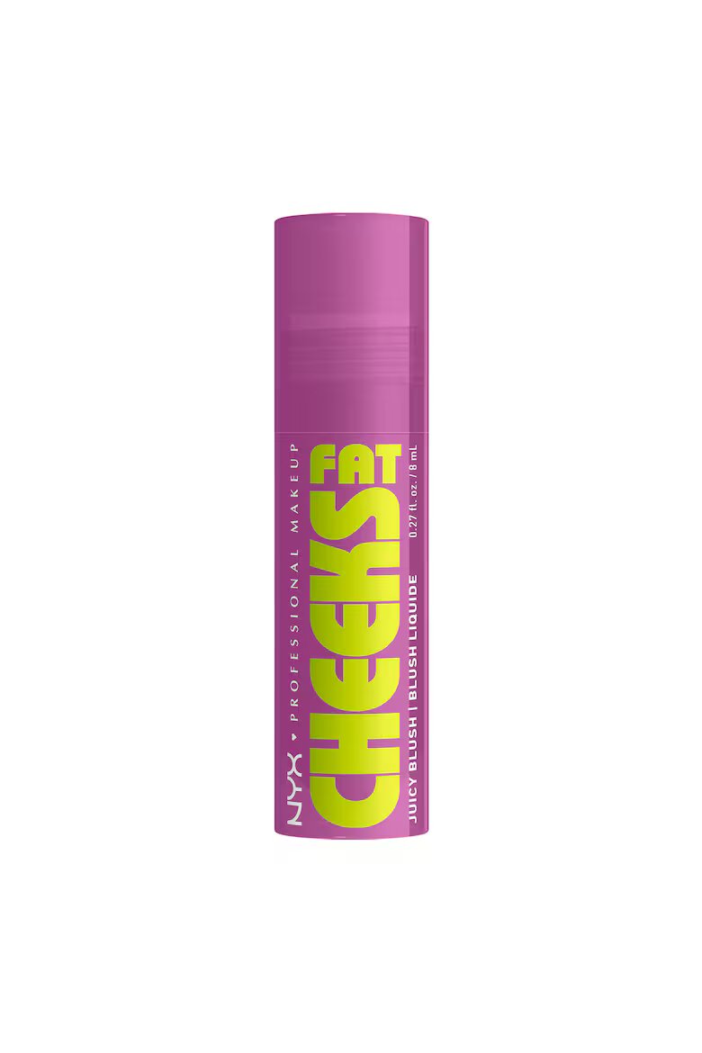 NYX Professional Makeup Течен руж Fat Cheeks Дълготраен до 12 часа Не избледнява 8 мл Blueberry Burst