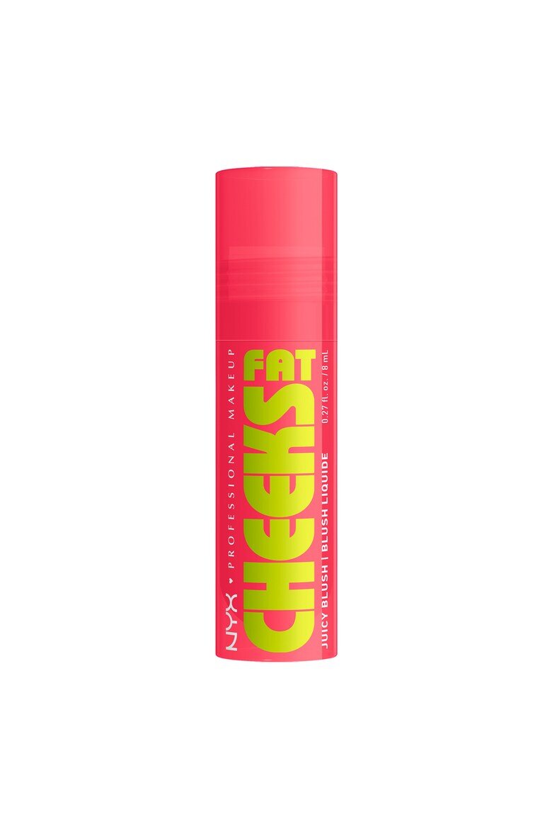 NYX Professional Makeup Течен руж Fat Cheeks Дълготраен до 12 часа Не избледнява 8 мл Bouncin' Berry