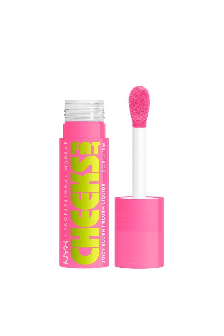 NYX Professional Makeup Течен руж Fat Cheeks Дълготраен до 12 часа Не избледнява 8 мл Dragon Fruit Drip