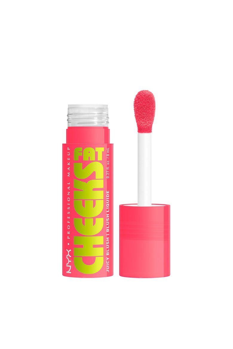 NYX Professional Makeup Течен руж Fat Cheeks Дълготраен до 12 часа Не избледнява 8 мл Guava Gush