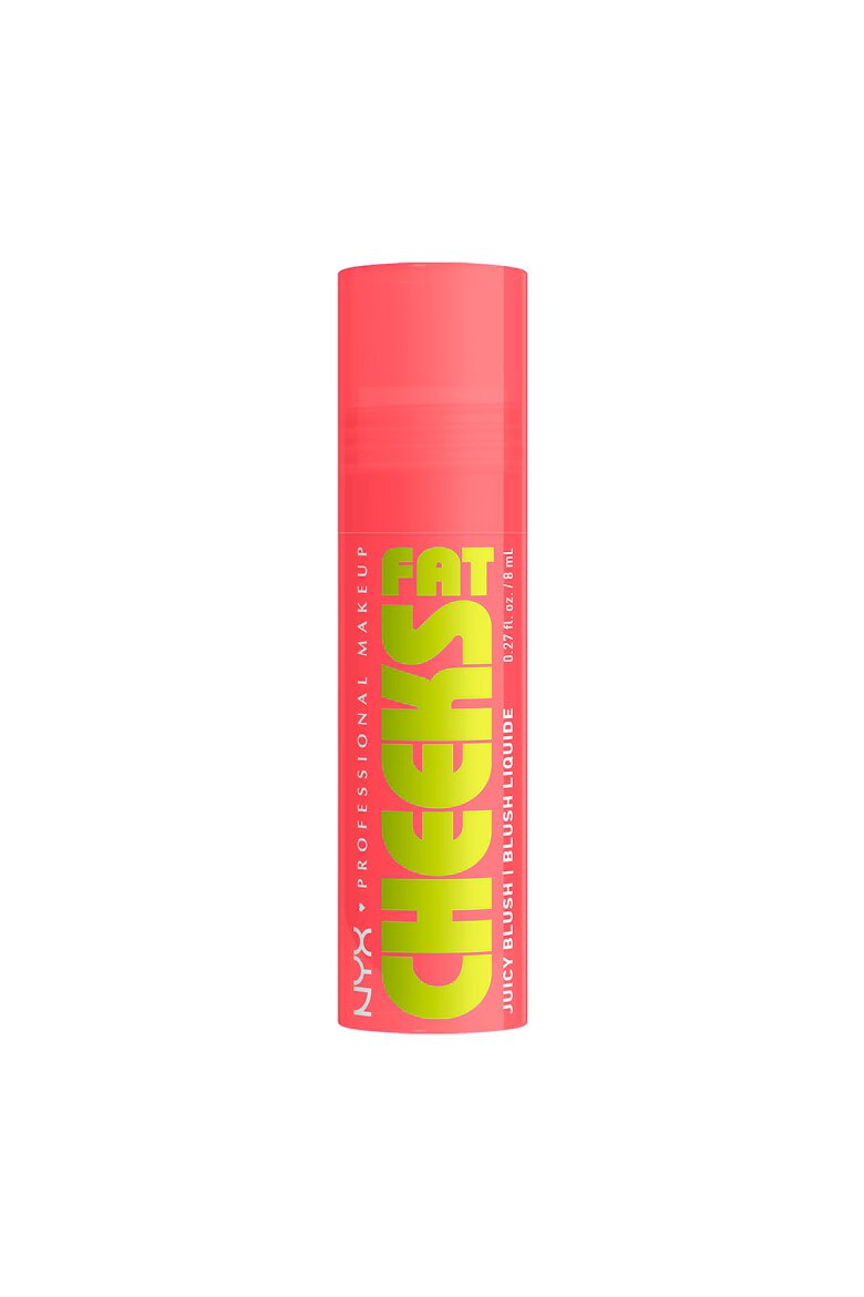 NYX Professional Makeup Течен руж Fat Cheeks Дълготраен до 12 часа Не избледнява 8 мл Peach Plunge