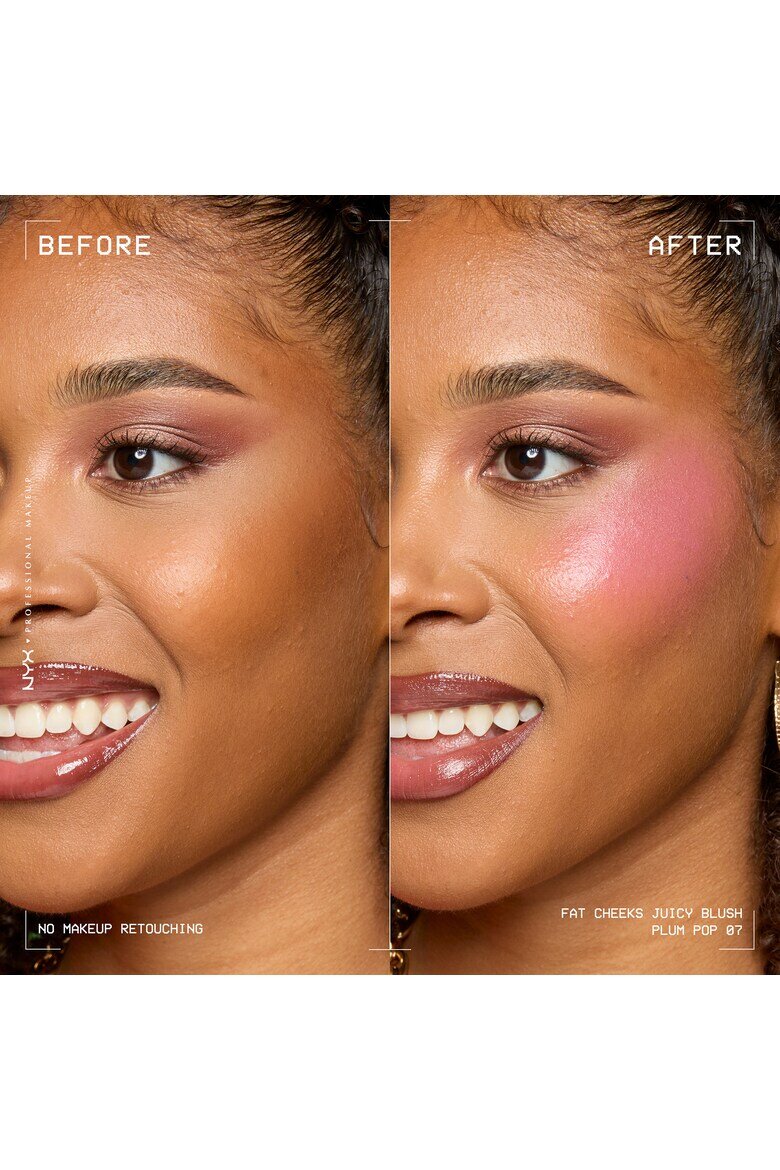NYX Professional Makeup Течен руж Fat Cheeks Дълготраен до 12 часа Не избледнява 8 мл Plump Pop