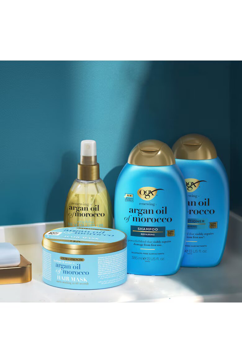 OGX Маска за коса Argan Oil of Morocco - Маска за лечение която хидратира и укрепва увредената и суха коса 300 мл