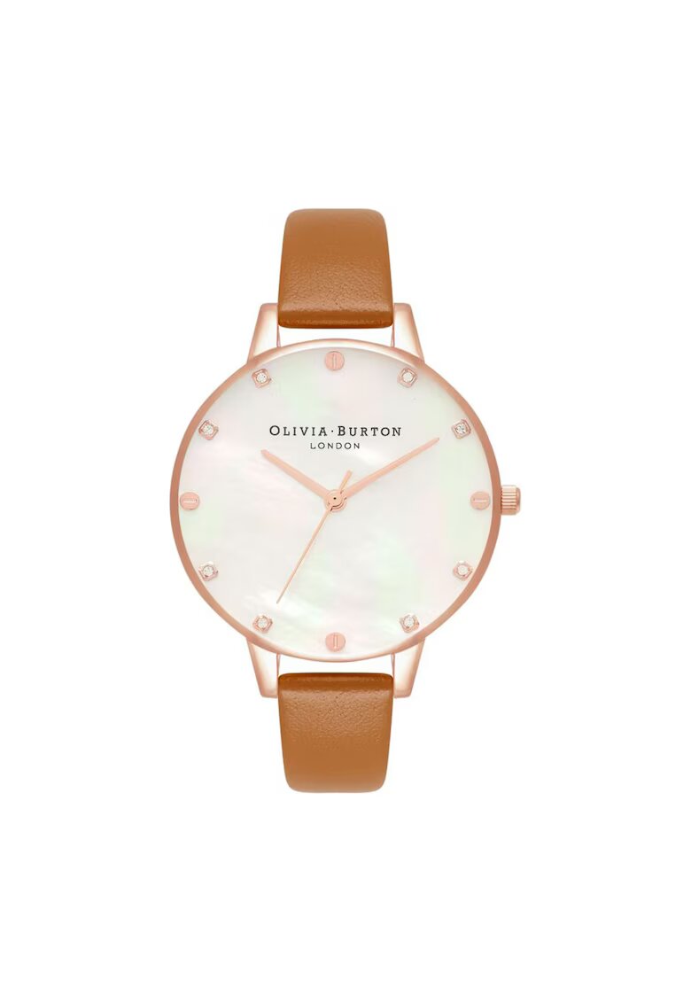 OLIVIA BURTON 1583401380-Дамски Часовник - Седеф - Кафяв