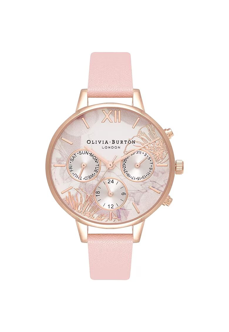 OLIVIA BURTON Дамски Часовник - Абстрактни Цветя 949840727 - Розов