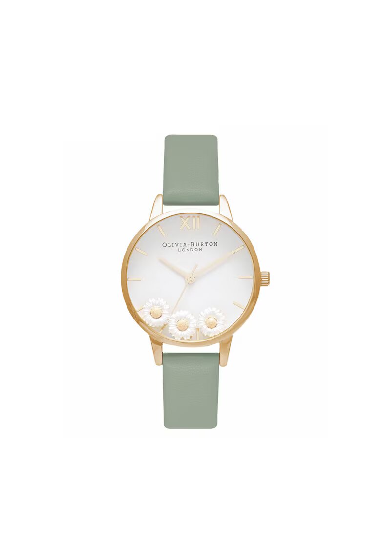 OLIVIA BURTON Дамски часовник - Dancing Daisy 605919282 - Зелен