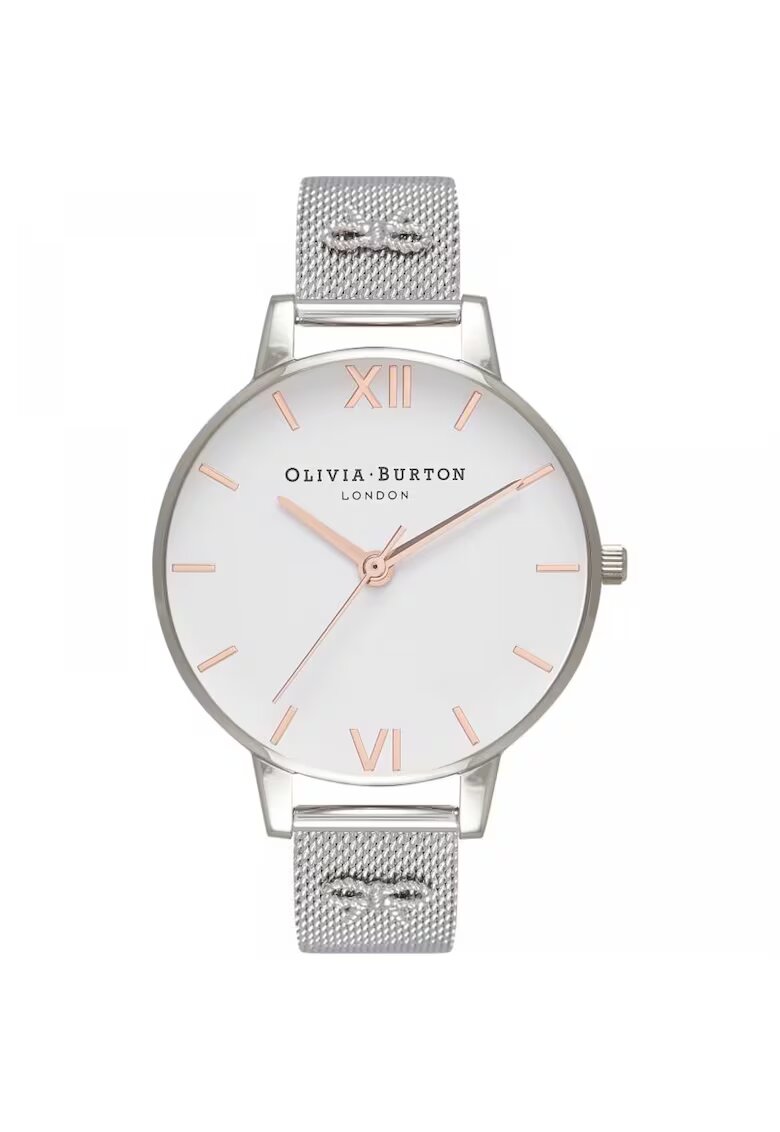 OLIVIA BURTON Дамски Часовник - Винтидж Панделка 1580216675 - Сребрист