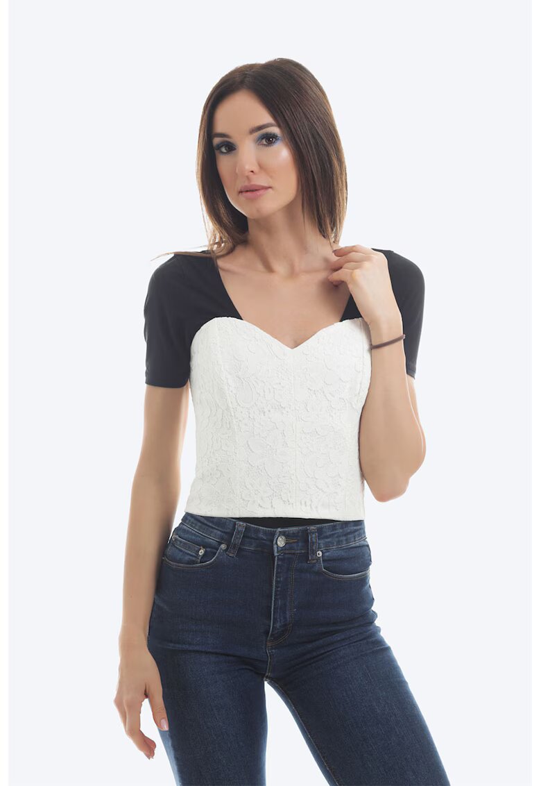 ONIBON FASHION Дантелен корсет с връзка