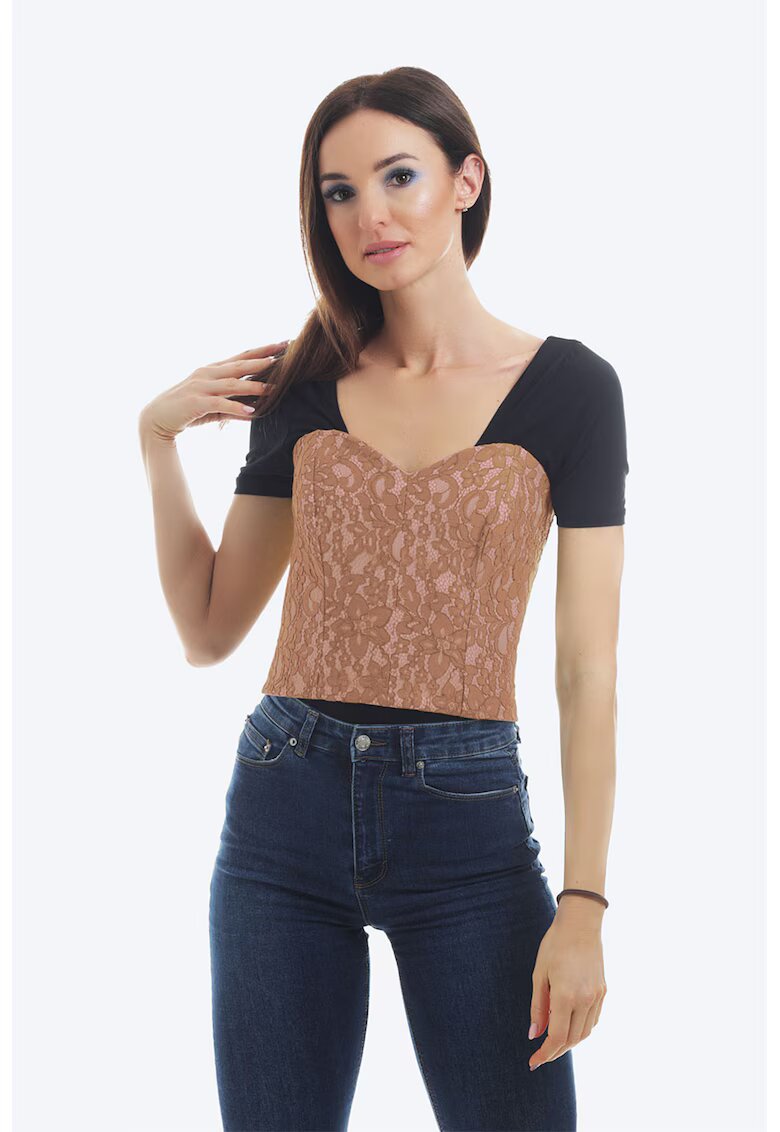 ONIBON FASHION Дантелен корсет с връзка