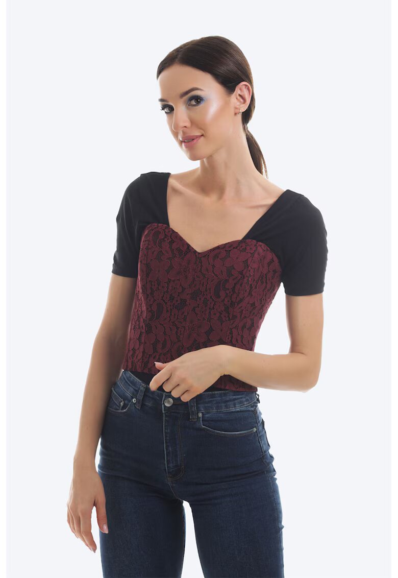 ONIBON FASHION Дантелен корсет с връзка