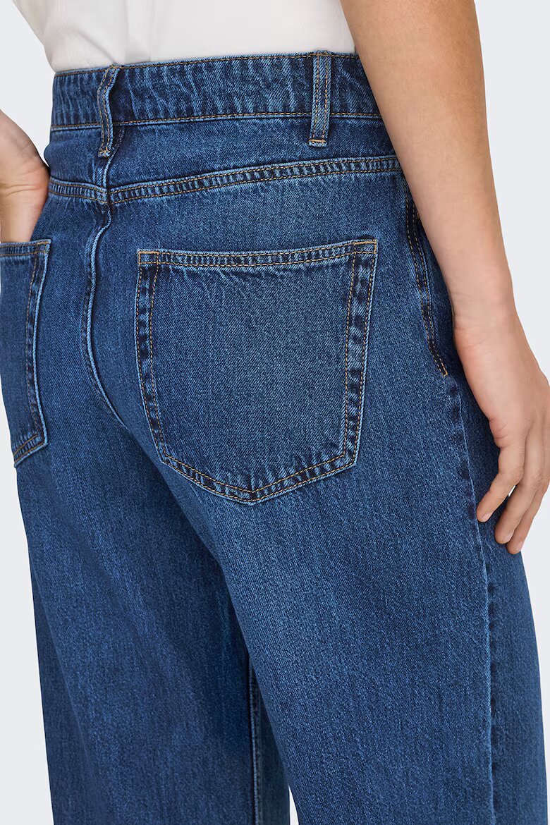 Only Дънки с висока талия и широк крачол Тъмносин