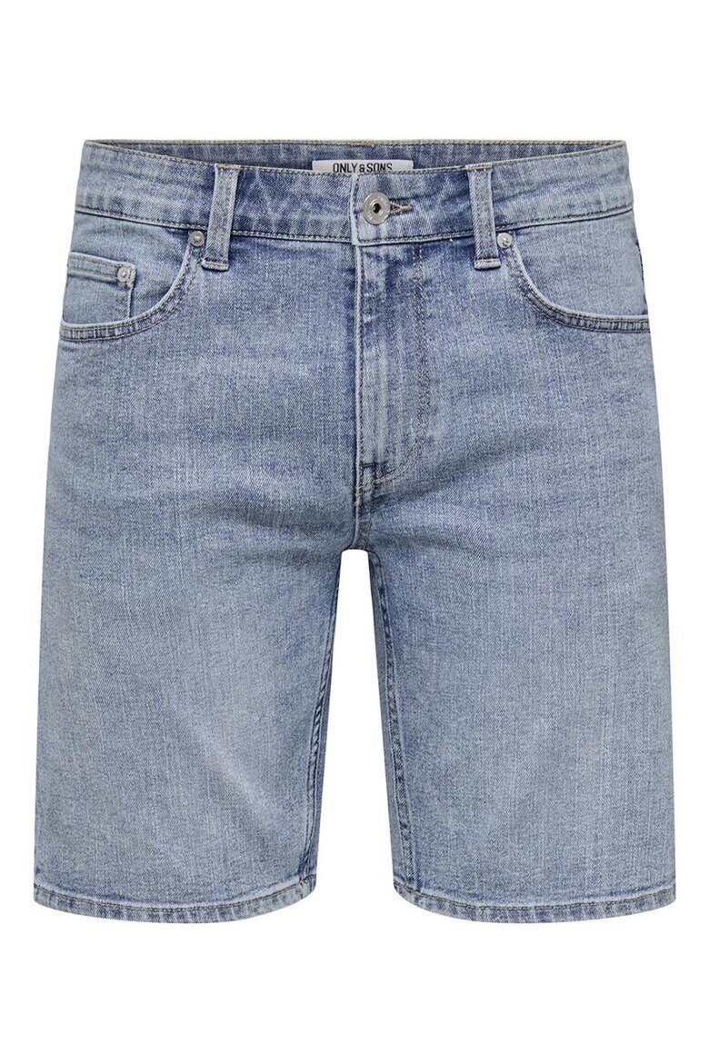 Only & Sons Къси дънки с джобове Пастелносин