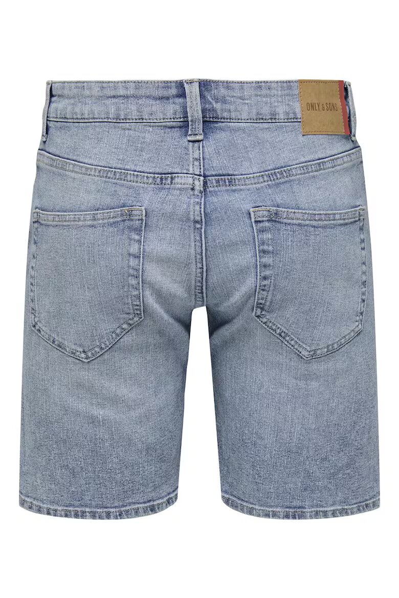 Only & Sons Къси дънки с джобове Пастелносин