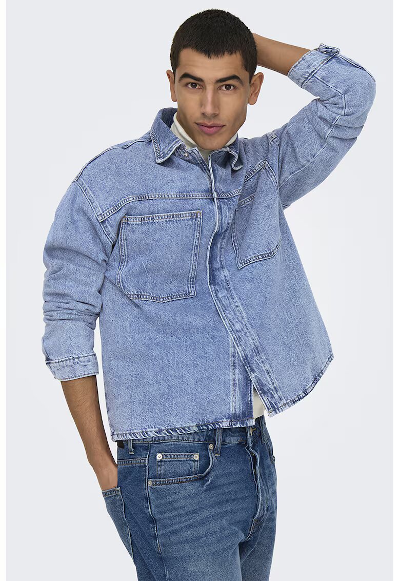 Only & Sons Яке от деним с джобове