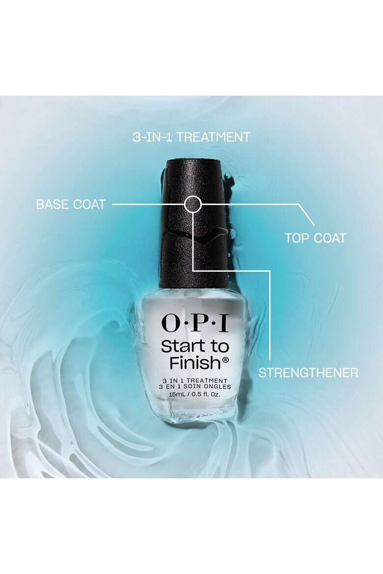 Opi Терапия за нокти 3 в 1(укрепване основа топ лак) Start To Finish 15 мл