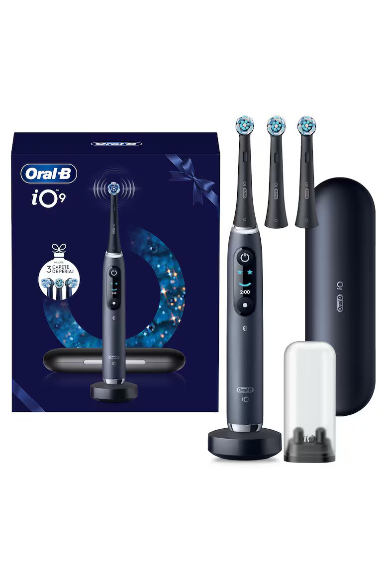 Oral-B Електрическа четка за зъби iO9 - магнитна технология - микровибрации - изкуствен интелект - LED дисплей - интелигентен сензор за налягане ...