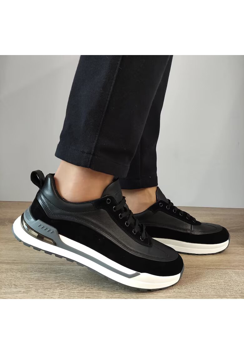 Otter Ежедневни мъжки обувки 40004 01-Z Black - черни