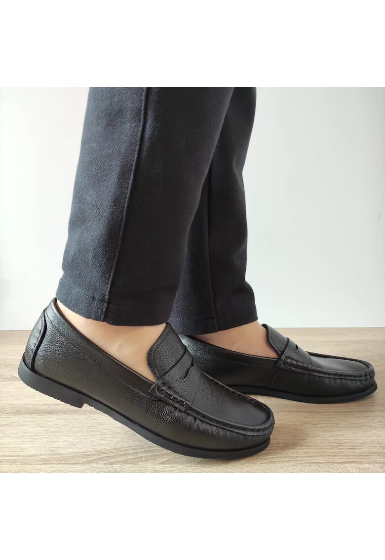 Otter Ежедневни мъжки обувки 640005A 01-N Black - черни