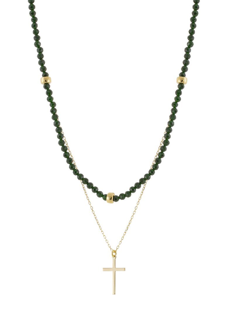 OXETTE Колие с 18K злато и висулка