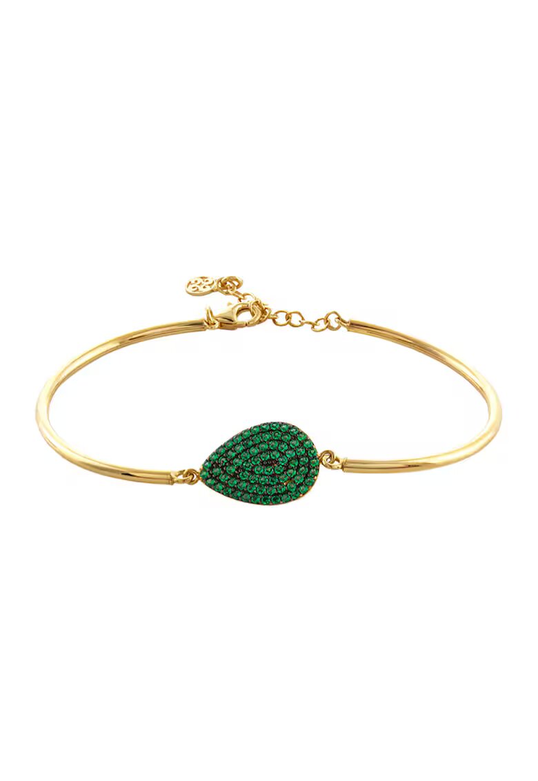 OXETTE Гривна Mirror от сребро 925 с покритие от 18k злато