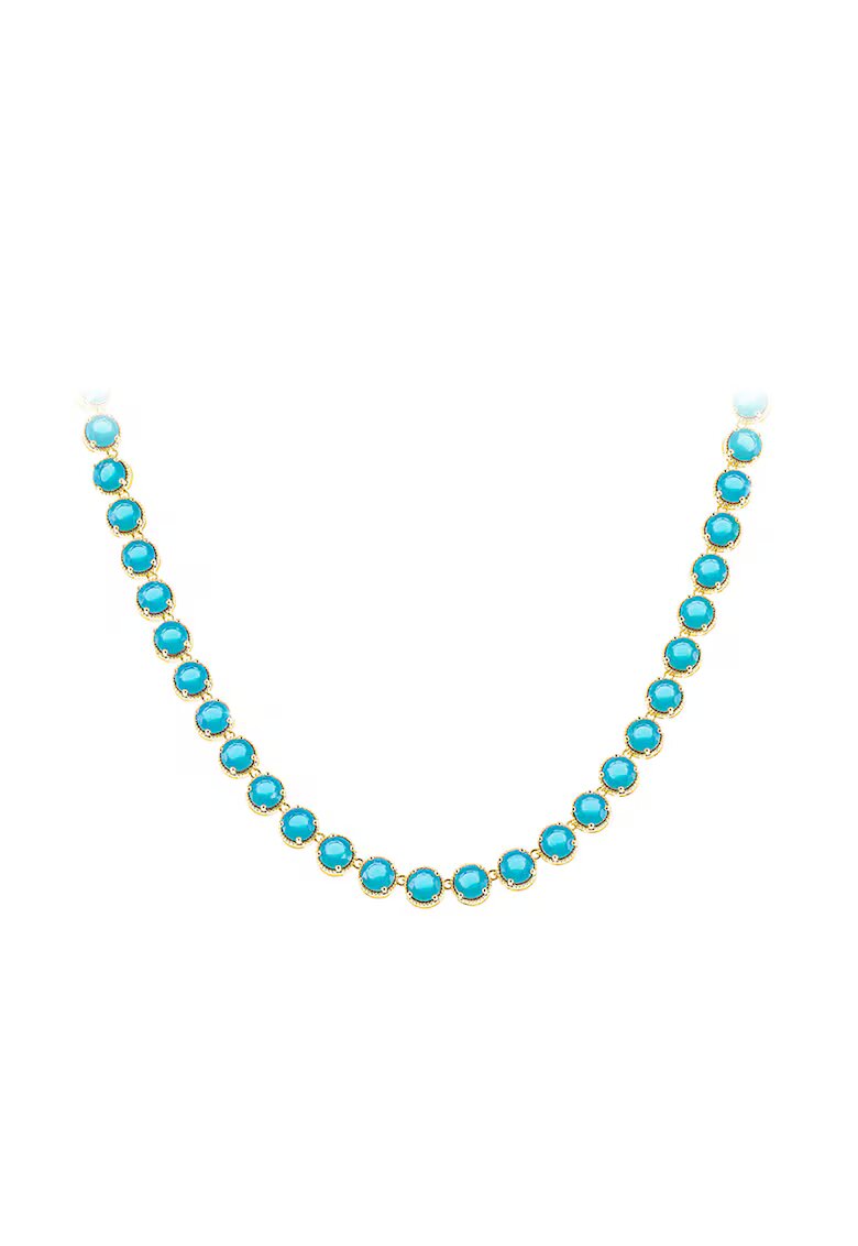 OXETTE Колие с 18K златно покритие с циркони