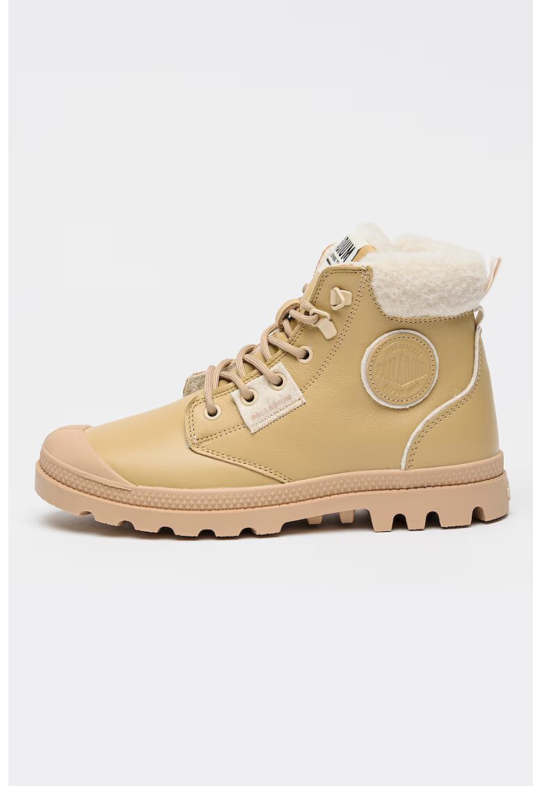 Palladium Боти Pampa Hi Snow Warn с цип - Праскова