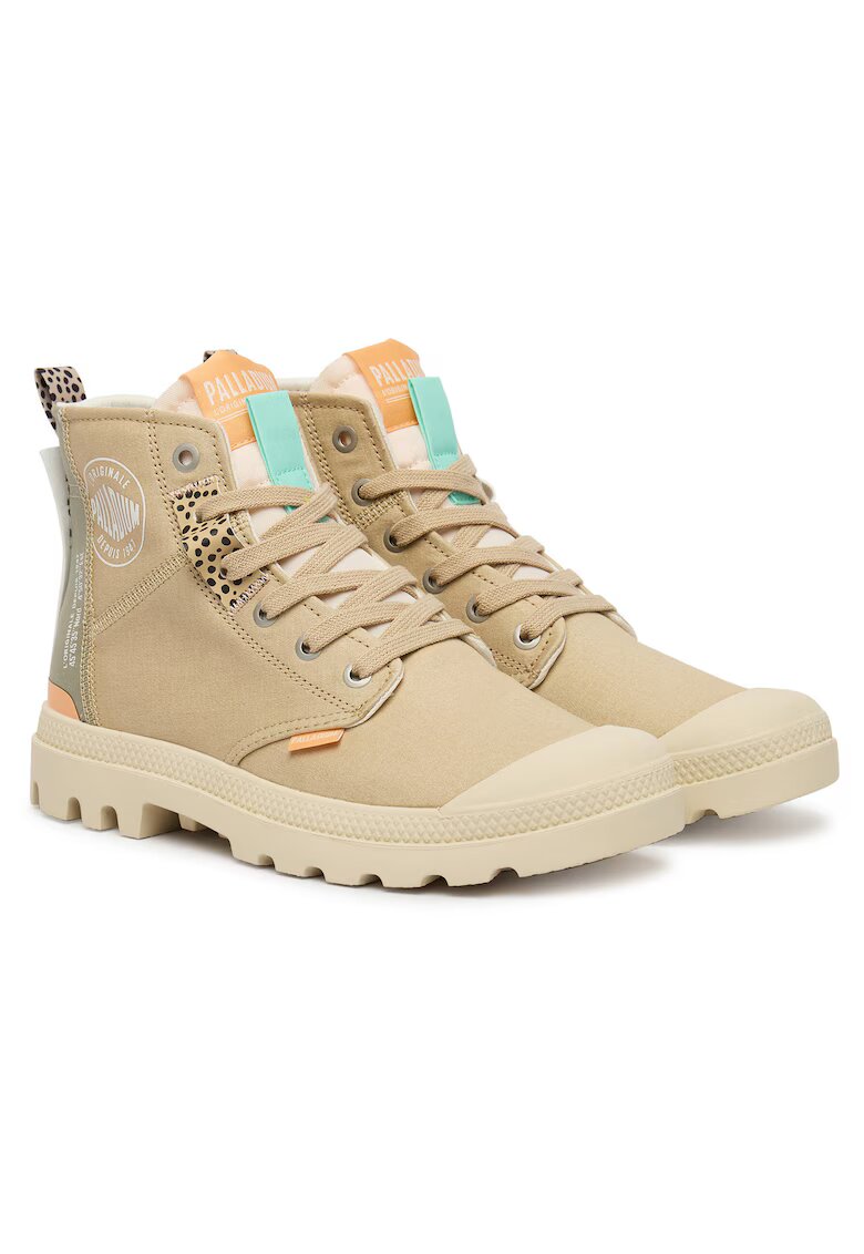 Palladium Дамски кецове - текстил - бежови - 94668-298-M