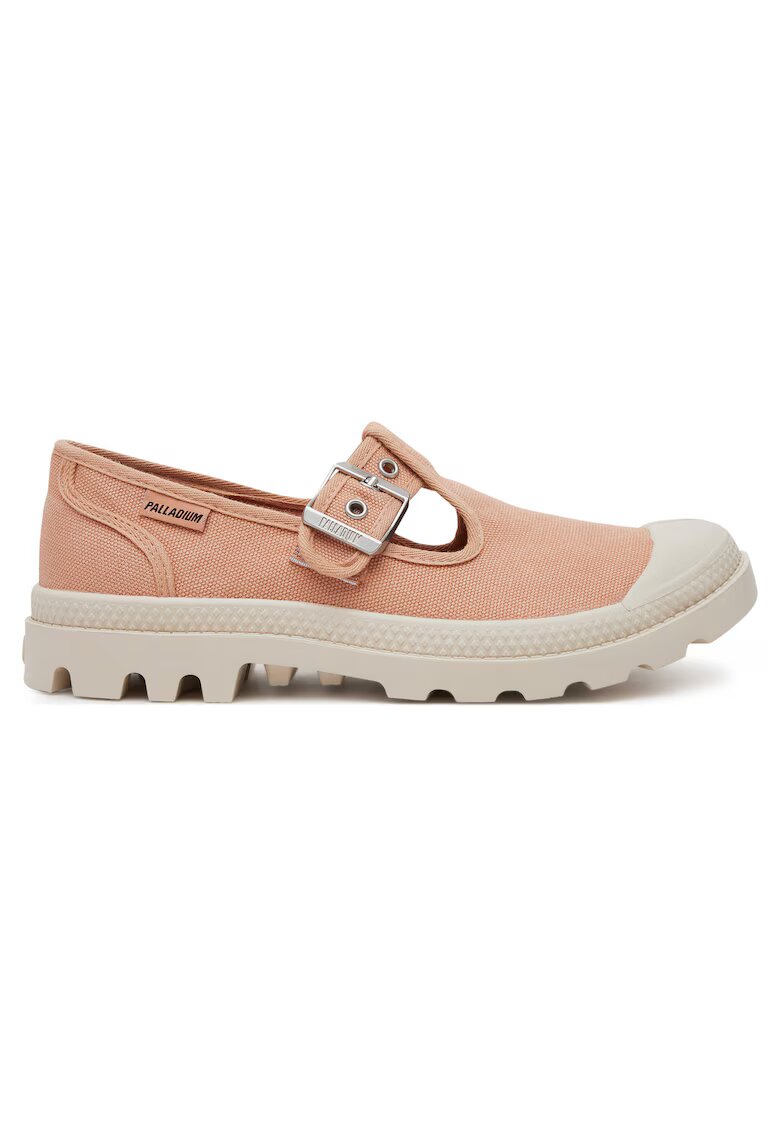 Palladium Дамски мокасини Pampa M-Jane - полу-високи - Rose Stone - текстил