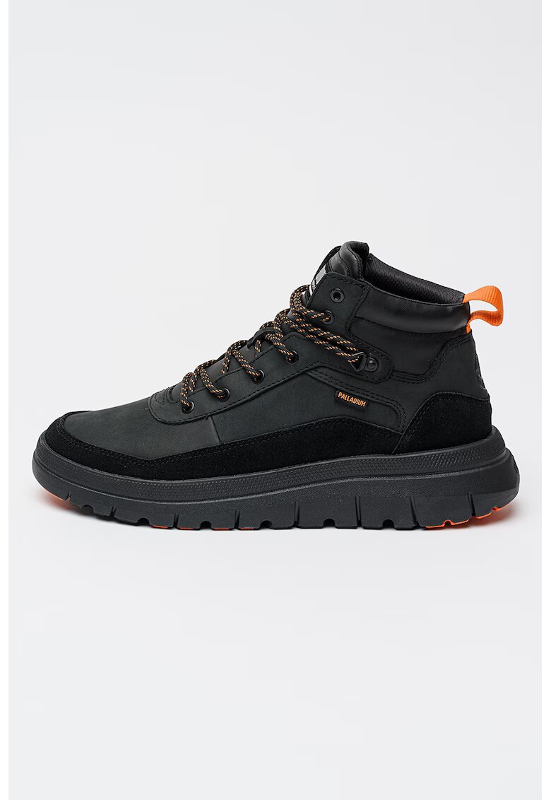 Palladium Непромокаеми боти Pallarider Sc от набук с велур - Черен/Избеляло черно