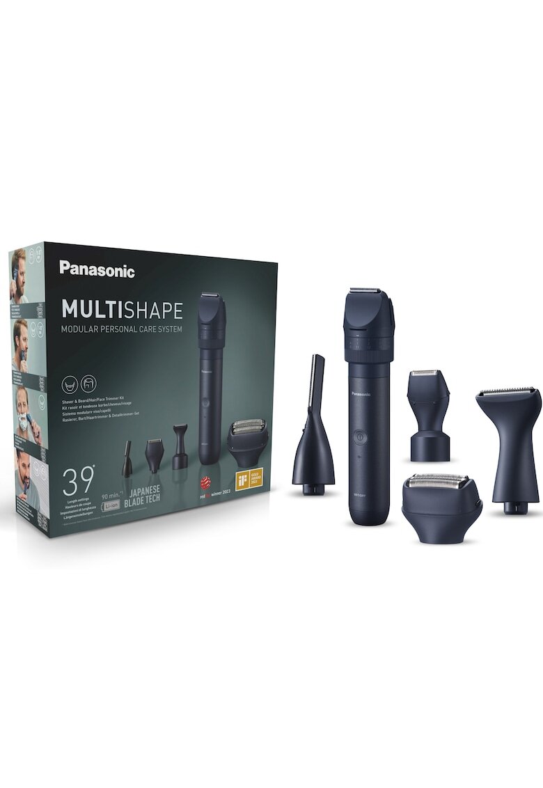 Panasonic Комплект за бръснене и оформяне на брада/лице MultiShape XSHAPE SEASON - Литиево-йонна батерия - Автономия 90 минути - Бързо зареждане за 1 час ...
