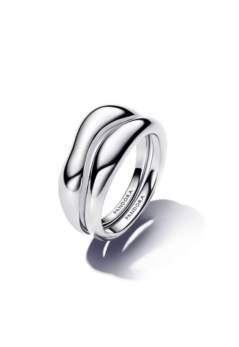 Pandora Комплект пръстени Essence с органична форма от Сребро 925 -