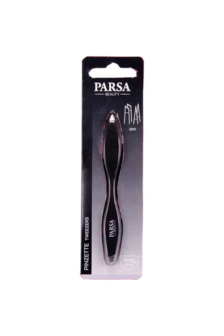 Parsa Beauty Пинсета Двойна Черна