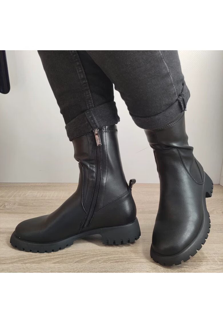 Pass Ежедневни ботуши Ladies 150063B 01-Z Black - Черни