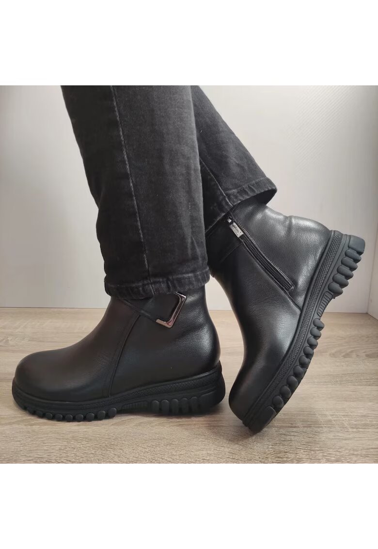 Pass Ежедневни ботуши Ladies 830014 01-N Black - Черни