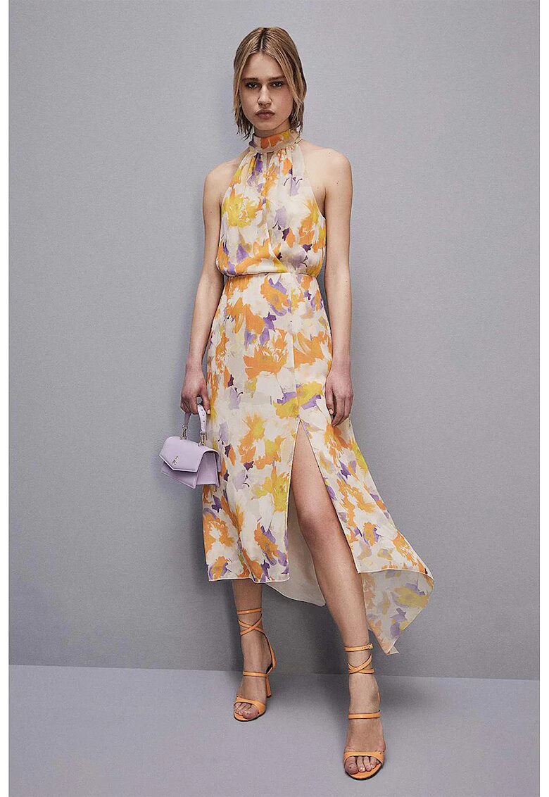 Patrizia Pepe Asymmetric Sleeveless Dress - Многоцветен