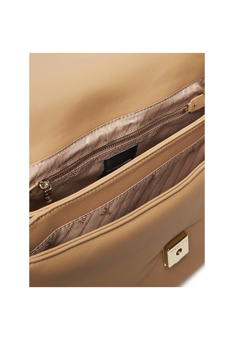 Patrizia Pepe Дамска чанта Winter Sand - естествена кожа - 8B0221/L113-B775