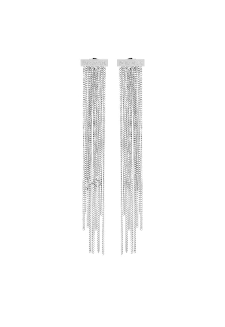 Patrizia Pepe Дамски обеци - Shiny Silver - 8J1339 M065 S125