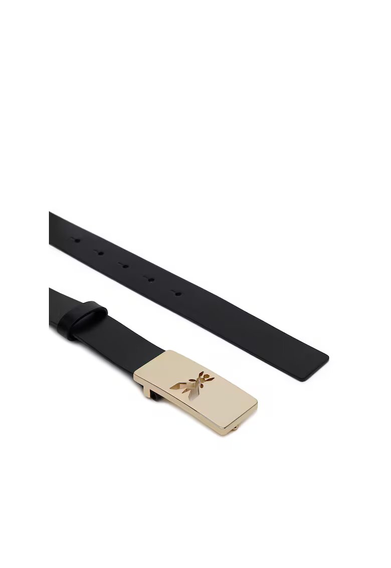 Patrizia Pepe Естествена кожа Black/Light Gold дамски колан Black/Light Gold 8W0059/L048-K118 за жени