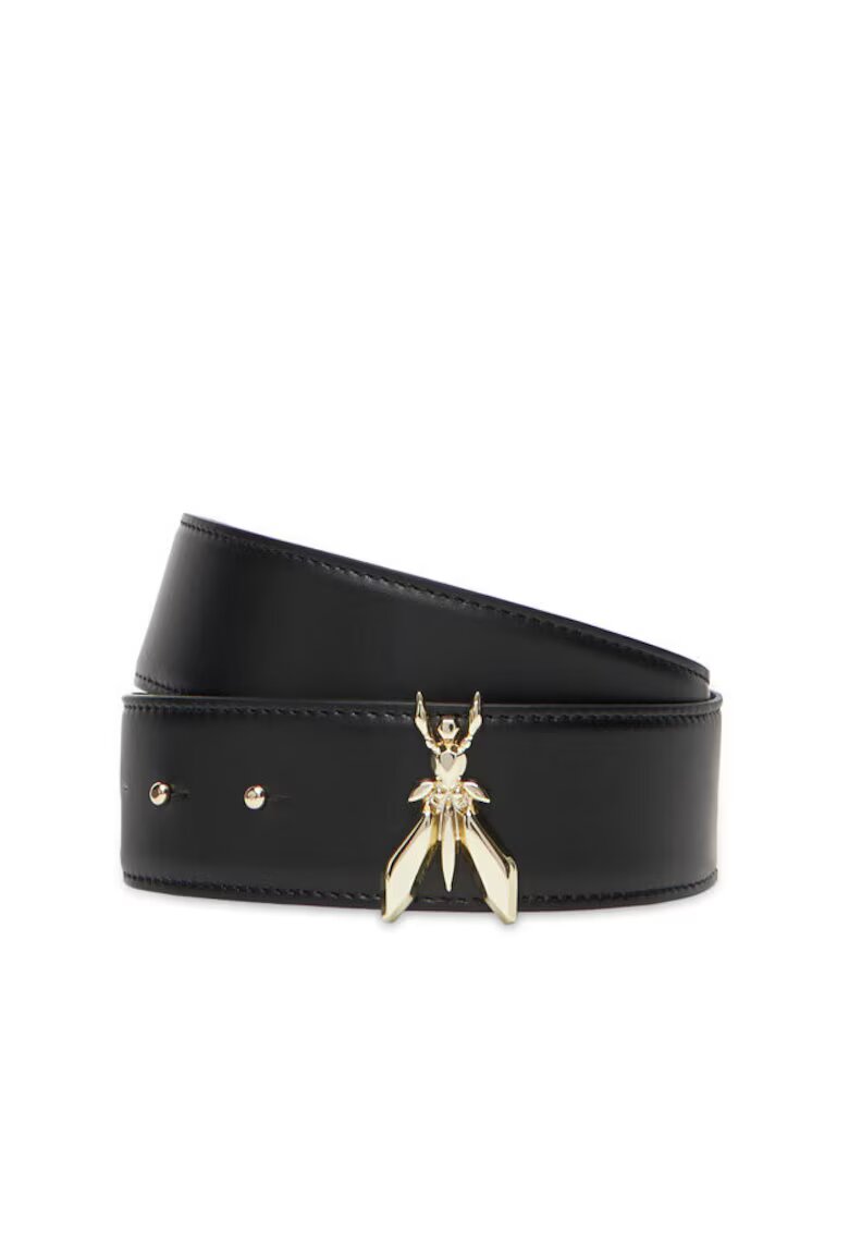 Patrizia Pepe Естествена кожа Black/Light Gold дамски колан жена Black/Light Gold 8W0051/L048-K118 дамски