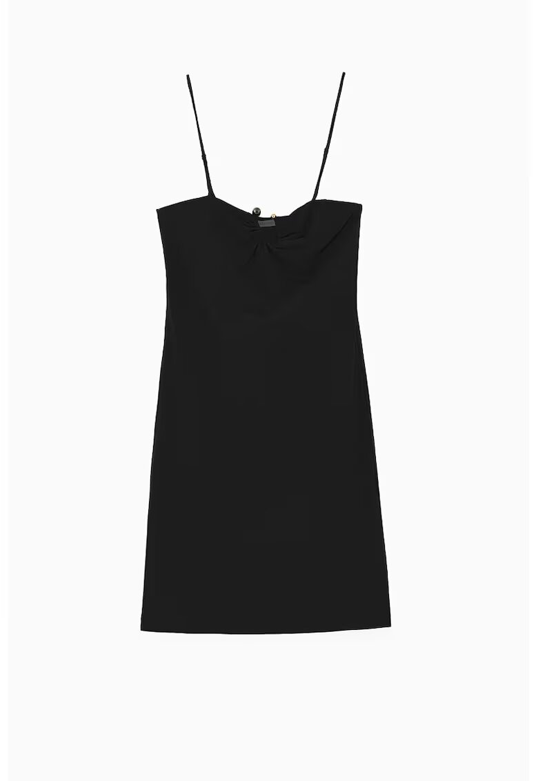 Patrizia Pepe Рокля мини regular fit - Черен