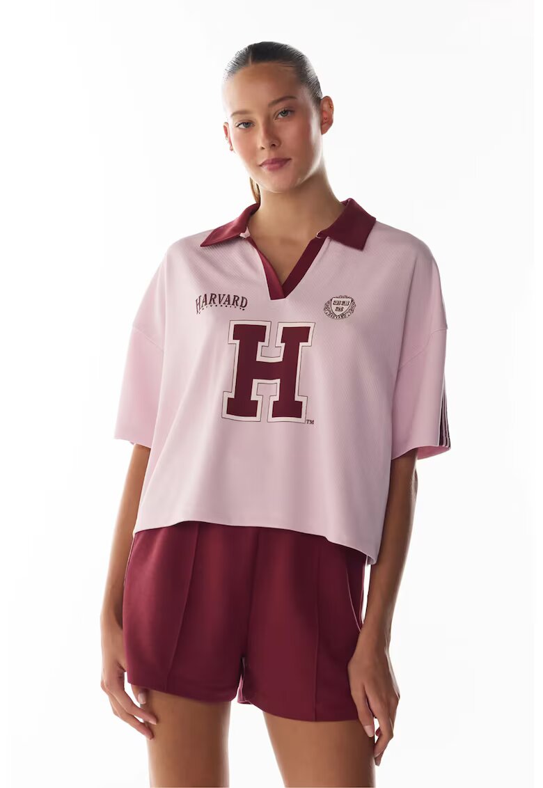 Penti Дамска тениска Harvard Jersey с къс ръкав - пудрово розова - полиестер