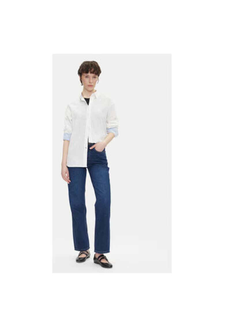 Pepe Jeans Дамска риза PL304993 - Лен/Памук - XL INTL - Бяла