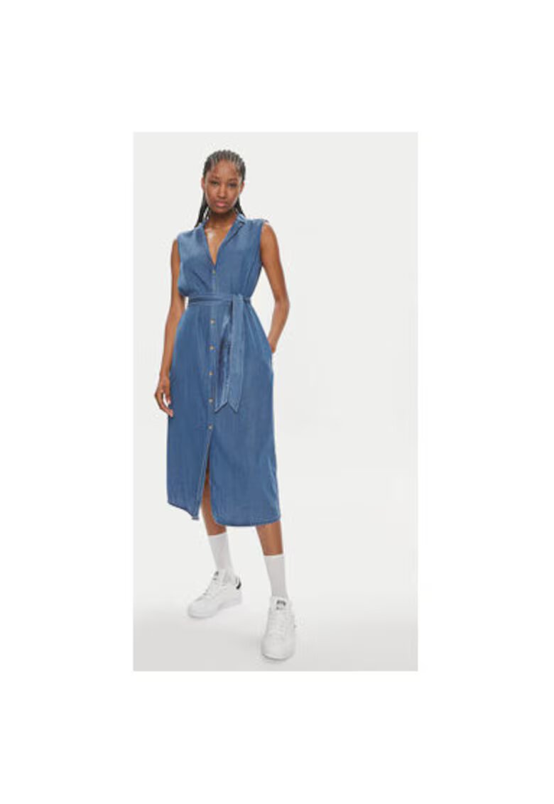 Pepe Jeans Дамска рокля тип риза PL953512 - Синтетика - XS INTL