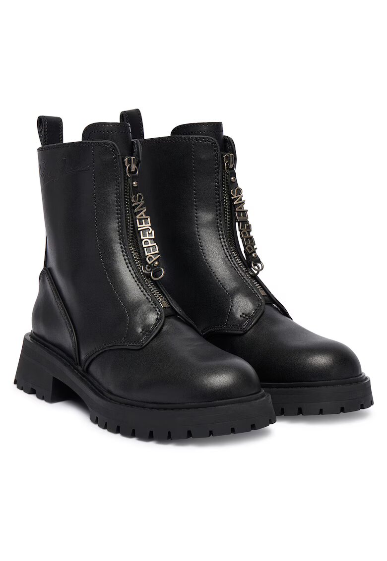 Pepe Jeans Дамски ботуши - Stacy Hug W PLS50002 - естествена кожа -