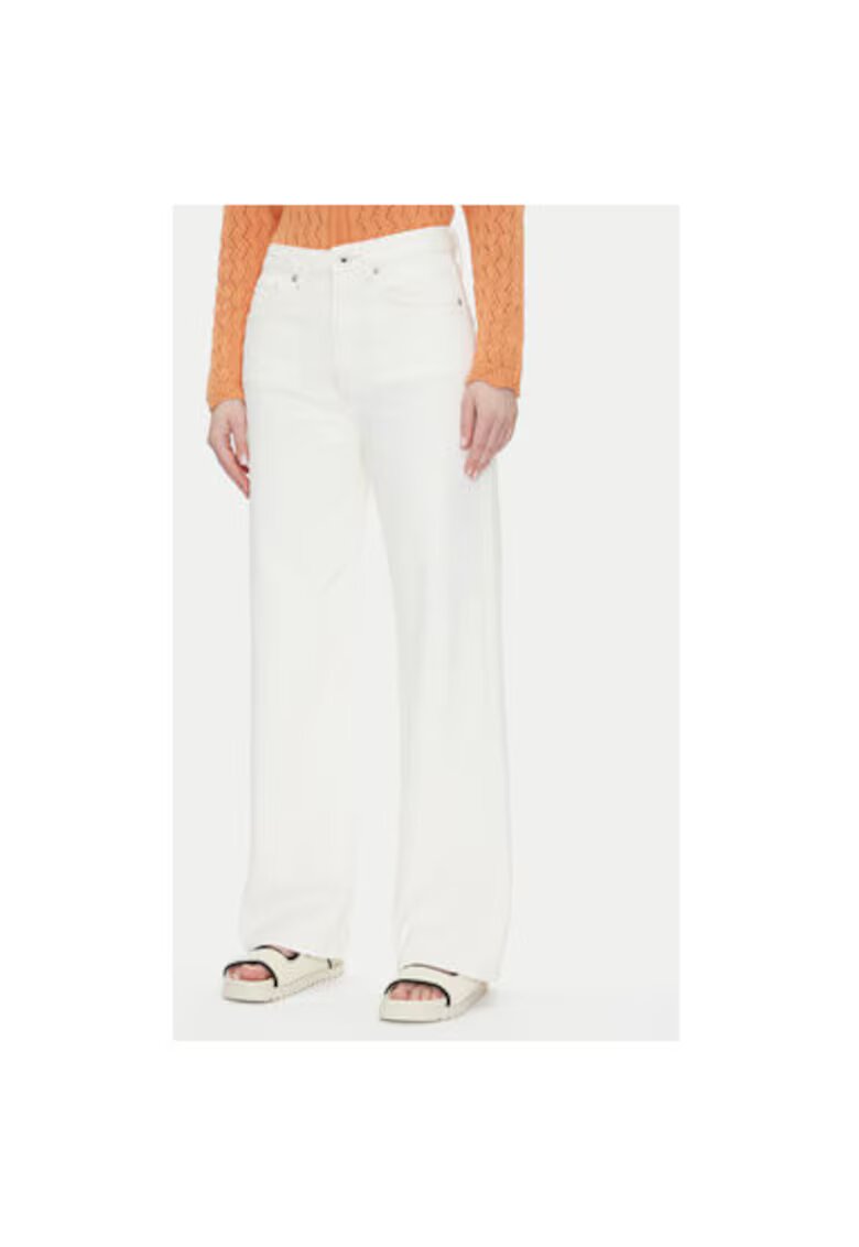 Pepe Jeans Дамски панталон PL204731TB70 - Памук - Бял - Бял